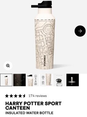 Corkcicle HARRY POTTER Sport Canteen Insulated Water Bottle